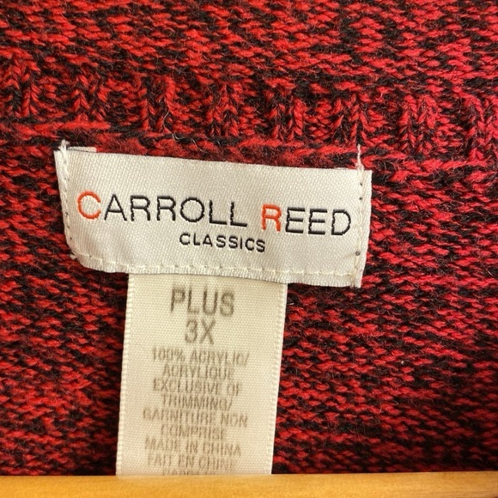 Vintage Carroll Reed Classics Dog Cat Christmas Sweater Womens Plus Size 3XL - Picture 3 of 7
